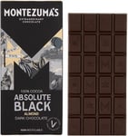 Montezuma's Absolute Black, 100% Cocoa, Dark Chocolate With Almonds, Gluten Fre