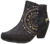 Desigual pour Femme Cheville Chelsea Bottes - Noir - Noir, 41 EU