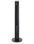 GEEPAS 46" Oscillating Tower Fan Air Cooling with 3 Speed Remote Control, Black