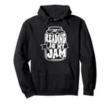 Reading Is My Jam Bookworm Reading Book Lover Librarian Pullover Hoodie