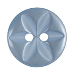 Pack of Six Baby Blue Buttons