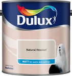 Dulux Smooth Emulsion Matt Paint - Natural Hessian - 2.5L - Walls and Ceiling