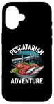 iPhone 16 Pescatarian Adventure Ocean Food Lover Case