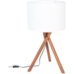 Atmosphera Créateur D'intérieur - Lampe trépied natt en bois H66 ®