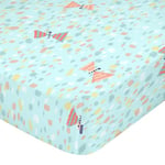 HappyFriday Moshi Moshi Drap Housse Bleu Multicolore 70 x 140 x 14 cm