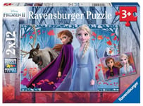 Ravensburger - Puzzle Enfant - Lot de 2 puzzles 12 pièces - Voyage vers l'inconnu - Disney La Reine des Neiges 2 - Enfant dès 3 ans - Puzzle de qualité supérieure - Carton épais et résistant - 05009