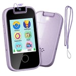 PTHTECHUS Appareil Photo pour Enfants, Jouet, téléphone Portable pour Filles et garçons - Écran Tactile - Lecteur MP3 avec caméra à Rabat - Traqueur d'habit - Jeux - Alphabet - Apprentissage