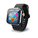 VTech Kidizoom - Smartwatch Max Noir, Montre Intelligente pour Enfants, Double Appareil Photo, vidéo, Jeux, écran Tactile Horizontal, Version ESP, Noir, 5.4 x 22.4 x 1.7 cm