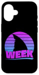 iPhone 16 2025 Week Retro Shark Fin Lover Sea Ocean Animal Summer Trip Case