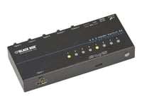 Black Box 4K Hdmi Matrix Switch 4 X 2 - Omkopplare För Video - 4 X Hdmi - Skrivbordsmodell, Rackmonterbar - Taa-Kompatibel