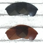 POLARIZED Anti Scratch Replacement Lens for-OAKLEY Flak Jacket Sunglasses-Colors