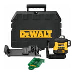 Laser multilignes DEWALT vert 3x360° 18V - Batterie 2 Ah - IP54