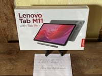 Lenovo Tab M11 Android Tablet 10.95"  128GB/4GB Ram Wi-Fi Luna Grey New Sealed