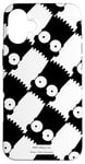 iPhone 16 Plus The Simpsons Bart Simpson Black and White Checkered Case