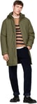 Tommy Hilfiger Parka Homme Tech Padded Parka avec Capuche, Multicolore (Army Green), S