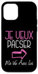 Coque pour iPhone 12/12 Pro veux tu te pacser avec moi demande pacs originale pacsé DUO