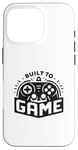 Coque pour iPhone 16 Pro Conçu pour le jeu amusant pour les amateurs de jeux vidéo