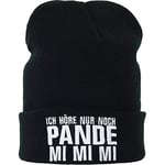 EXPRESSSTICKEREI Bonnet en tricot amusant Je n'entends que PANDEMi Mi Moto Heavy Metal Bonnet d'hiver Streetwear Bonnet en laine Pour homme et femme Bonnet de travail Taille unique,