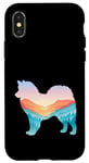 Coque pour iPhone X/XS American Eskimo Dog Nature Randonnée Chien Sunrise Adventure