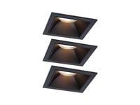 Paulmann Cole, Indbygget Lysplade, 3 Pære(R ), Led, 2700 K, 470 Lm, Sort