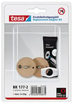 tesa® Power.Kit adapter BK177-2, adhésif replacement kit, metal plate, diameter 34mm, height 12mm, bolt length 9mm