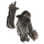 Design Toscano DB383009 the Creeper Wall Sculpture, Matte Black Finish