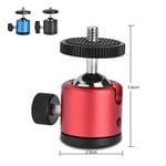 360 Ball Head 1/4 Screw Mount For DSLR Camera Tripod Ballhead Stand MPF