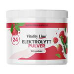 Vitality Line Elektrolyttpulver Bringebær 120g