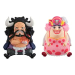 One Piece - Statuette Look Up Kaido The Beast & Big Mom 11 Cm (With Gourd & Semla)