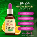 Ola Loko Glow Vitamin C Serum  Face Brightening Serum with Hyaluronic Acid 30ml