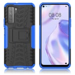 Huawei Offroad kuoret - P40 Lite 5G Sininen Tummansininen