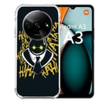 Cokitec Coque Renforcée pour Xiaomi Redmi A3 Manga Assassination Classroom Kuro Noir