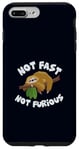 Coque pour iPhone 7 Plus/8 Plus Not Fast Not Furious Funny Paresseux mignon animal paresseux Humour