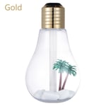 Usb Bulb Air Humidifier Diffuser Essential Oil Ultrasonic Aroma Gold