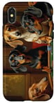 iPhone X/XS Dogs Playing Poker Doxies Dog Dachshund Dachshunds Case