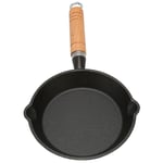 Cast Iron Skillet Pan Stain Resistant Quick Heat Easy to Clean for Frying