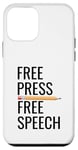 Coque pour iPhone 12 mini Déclaration de liberté d'expression de la presse – Défendez vos droits