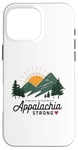 Coque pour iPhone 16 Pro Max Appalachia Strong Come Hell or High Water Mountain NC VN TN