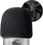 Filtre En Mousse Le Flocage Pour Blue Yeti Microphone, Blue Yeti Pro Micro Anti Vent Plus Épais Bonnette Comme Pare-Br Efficace Enlever Les Bruits