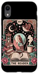 Coque pour iPhone XR The Reader Tarot Card Funny Bird Lover Lecteur de livre