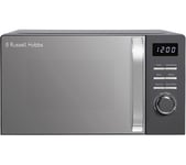 RUSSELL HOBBS RHMD818G Solo Microwave - Grey, Silver/Grey