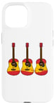 iPhone 15 Acoustic Guitar Spanish Flag Guitarist Musician Spain Case