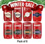 Old Spice Stick Deodorants Antiperspirant Mixed Lot Unique Scents 6-Pack