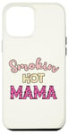 Coque pour iPhone 12 Pro Max Smoking Hot Mama Dalmatien Rose vif Sexy Mom