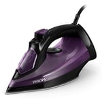 Philips 5000 Series Steam Iron, 2400 W Power Continuous Steam Flow 45 g/min, Built-in Anti-Limescale System, Steam boost 180 g, SteamGlide Plus (DST5030/80)