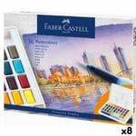 Akvarellimaalisarja Faber-Castell, Creative Studio, 8 kpl 36 yksikköä kussakin