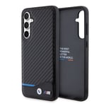 BMW Samsung Galaxy S23 FE Skal Carbon Blue Line Svart