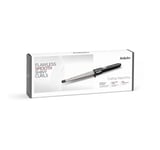 BaByliss Hair Curling Wand Titanium Ceramic Silver Blush 5 Heat Setting 2285CU