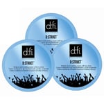 3-Pack d:fi D:Struct Pliable Molding Creme 75g Transparent