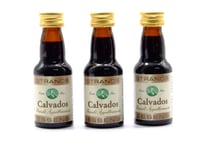 3 x Calvados (an apple) 25ml - Sans Alcool, Essence pour Vodka, Arôme de Vodka